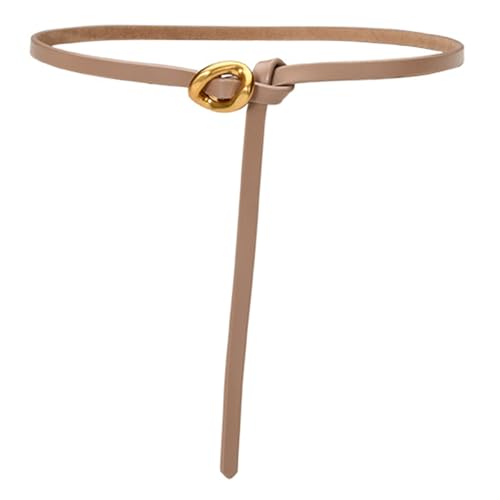 Popular Leather Belt Women Decorative Belt For Dresses Eye Catching Selftied Belt Elegant Skinny Belt For Various Suit