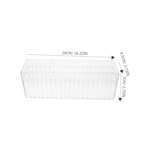 Caja organizadora transparente para monedas 20 piezas miniatura 6