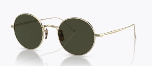 Oliver Peoples G. Ponti-3 Sunglasses Soft Gold w/G-15 Polarized Lens 48-22-145MM 1293ST 48 5035P1