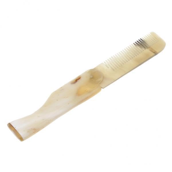 BNF®3xNatural Ox Horn Massage Comb Detangle Retro Chemical-Free Folding Combs|Health & Beauty | Hair Care & Styling |1 x Hair Comb(3 Pack)-image-9