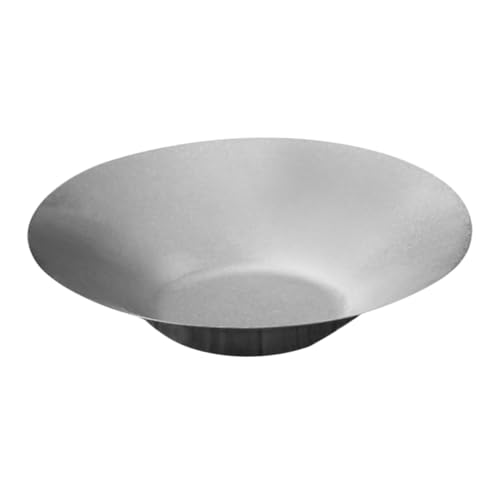 Alipis Retro Stainless Steel Pasta Bowl Food Serving Bowl for Salad Snacks Fruits Kitchen Accessory for Home Restaurant Use Easy to Clean Design