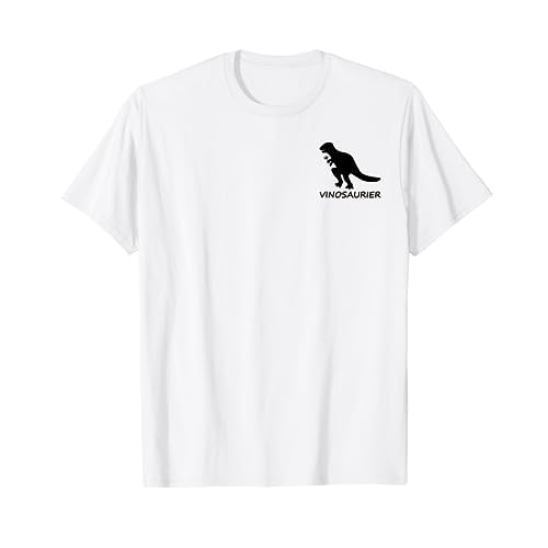 Vinosaurier - Vino Dino Dinosaurier Rex Weinfest Rotwein T-Shirt