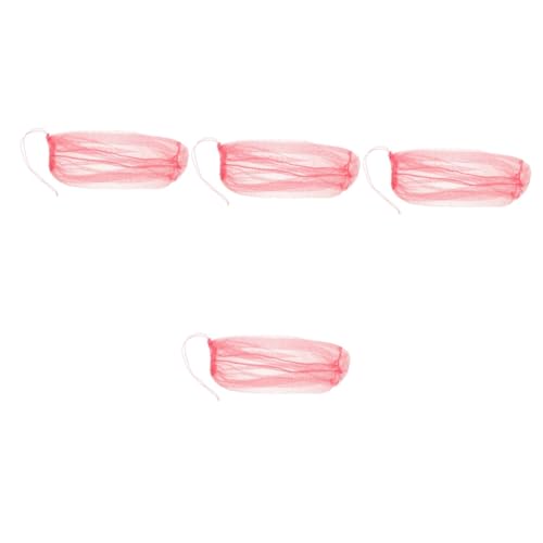 FOMIYES 4 Piezas sombrero de mosquito red de cabeza de mosquito de pesca red contra insectos Gorro anti Gorro de protección contra sombrero mosquitero senderismo rosa
