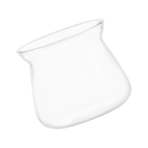 Verre de dégustation de café transparent de qualité supérieure avec motifs résistants à la chaleur, idéal pour verser sur le brassage et le plaisir sensoriel