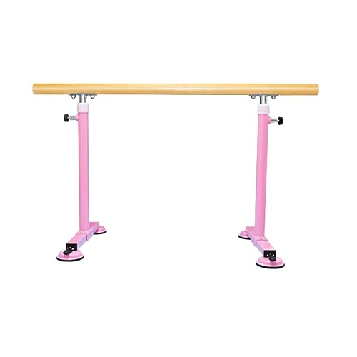 Barre de danse autoportante réglable en bois pour entraînement de danse et entraînement de coordination pour enfants et adultes, parfait pour la salle de sport et le studio