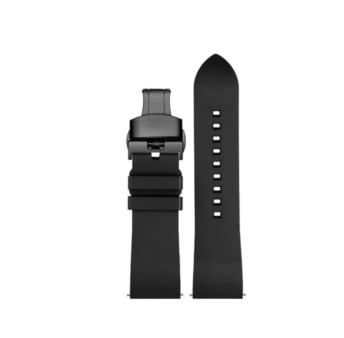 Bracelet caoutchouc fluoré 23mm d'ingénierie durable pour Casio PROTREK PRW 6800Y