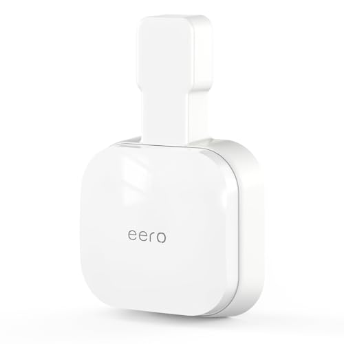 Outlet Wall Mount for eero 7 Stand Bracket Holder Compatible with eero 7 Dual-Band Mesh Wi-Fi 7 Router Extender No Messy Wires Space Saving(1 Pack)