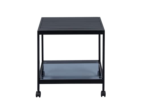 Table basse TAGO noire 50x50x50 cm M2 Kollektion pour optimiser un petit salon - 2