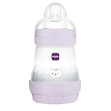 Système anti-colique : Le biberon mam Easy Start Anti-Colique réduit les coliques et autres désagréments. Sa base aérée favorise la circulation de l'air pour que bébé puisse boire à son rythme