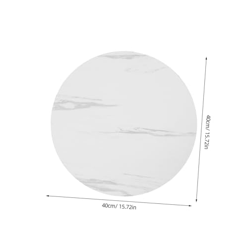 Plateau de remplacement rapide de table rond blanc pour réparer un meuble usé