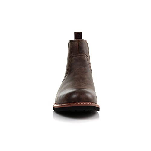 Image of Polar Fox Men's Classic High-Top Chelsea Boot | Stylish Slip-On Ankle Boot for Dress, Casual & Formal Wear