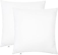 Makimoo Kopfkissen 2er Set (40 x 40 cm), Kissen für Bett und Dekokissen, Polyester Innenkissen Füllkissen for Sofakissen Zierkissen