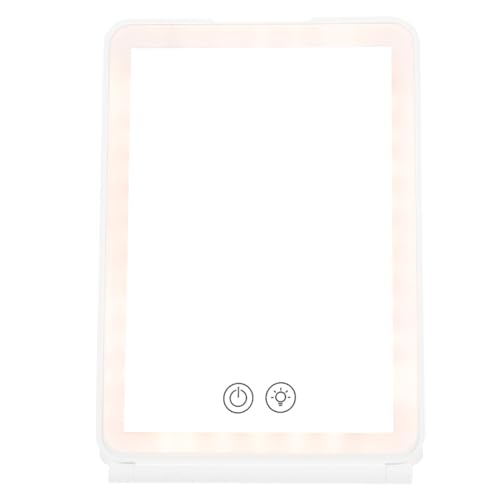 Espejo de maquillaje plegable portátil DOITOOL con luz miniatura 7