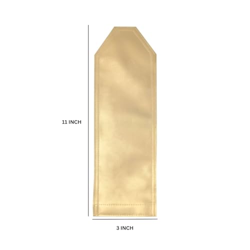 KIING car Flag Rod Cover for All Types of car and Judgemental rods (Golden)