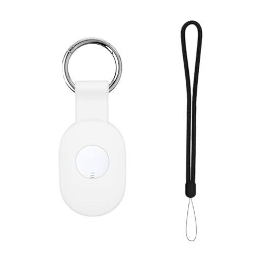 For vaele�P�[�X Xiaomi Tag ���e�P�[�X �_�炩�� �V���R���� �S�ʕی� �����h�~ �L�Y�h�~ �ϏՌ� �h�o �h�� �y�� ���^ �����h�~ Xiaomi tag�Ή��ی�J�o�[(�z���C�g)