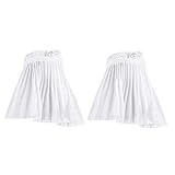 LIGIGWASH Dekorative Spitzen Ärmelmanschetten Weiß Modische Kleidungsmodifikation Angenehmes Material Vielseitig Tragbar Für Alltag Party Und Reisen