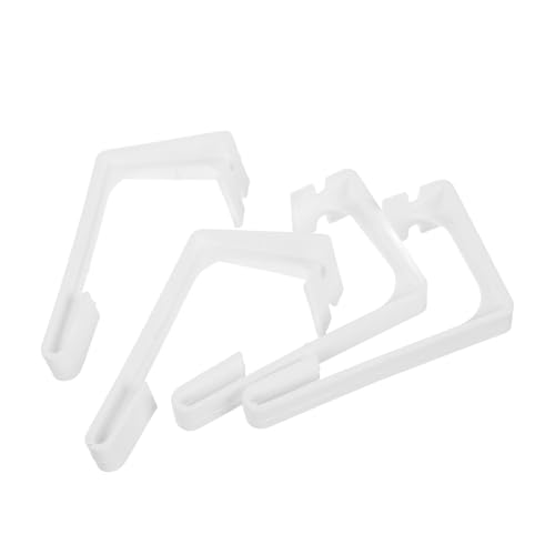 STOBAZA 4 Piezas Clips de Plástico para Cortinas de Ventana RV Accesorios de Instalación Sujetadores Resistentes para Cortinas de Autocaravana Fijadores para Ventana Interior
