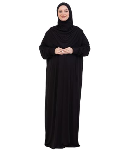 Prien Robe De Priere Pour Femme, Abaya Musulmane En Coton, Hijab Doux, Prière Vetement Islamique Turcs Elegants Pour L’aïd, Le Ramadan Islam, La Omra, Le...