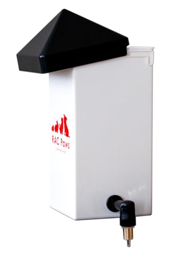 RentACoop 32oz(1L) Small Animal Drinker with No-Drip Brass Nozzle - Suitable for Small Pets, Bunnies, Hamsters, Guinea Pigs, Rabbits, Chinchillas, Mice and Rats