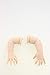 Pinky Reborn Unpainted Soft Vinyl Silicone Reborn Baby Doll Kit Set Including Head, Legs, Arms and Cloth Body Slip, Finished Size 22 Inch