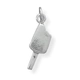 .925 Sterling Silver Oxidized Ice Cream Bar Charm