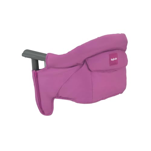 Image of Inglesina Fast Table Chair - Award-Winning Convenient Baby High Chair - Use at Most Tables or Restaurants Without Leaving Scratches (Fuchsia Pink), 14x17x11 Inch (Pack of 1) (AY90F6FUXUS/D)