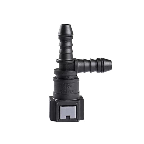 180 Degree Female Quick Connector For Automotive Fuel Line ID6 F-Type Model 7. 89 Compatible With Standard Fuel Line Connections(F-TYPE)