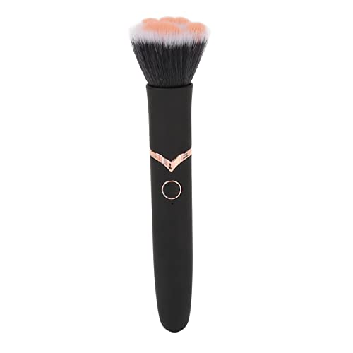 Electric Makeup Brush,10 Gears Vibration Blush Loose Powder Brush,Professional Cosmetic Brush for Liquid,Cream,and Powder