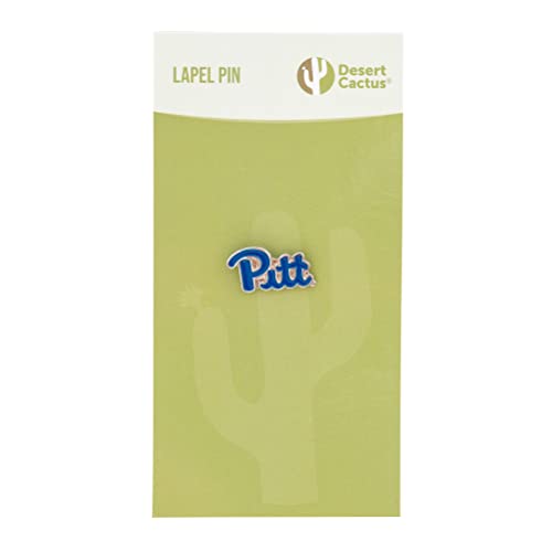 Image of Desert Cactus University of Pittsburgh Lapel Pin PITT Panthers Made of Metal for Formal Wear, Bag and Hat Jewelry, and Tie Tack