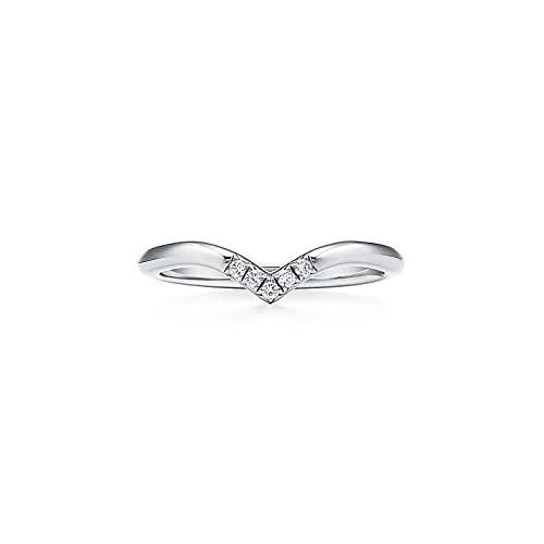 Bague en V en argent 925 alliance mariage eternity cz blanc taille 47-70