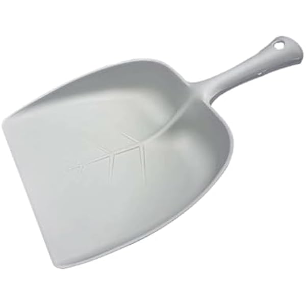 Łopatka i szczotka na biurko, Desk Dustpan Plastic Handheld Pan with Long Handle Washable Lightweight Multicolor(Grey)