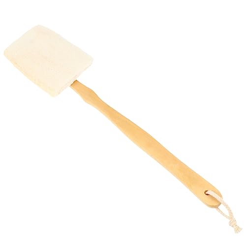 BESTYASH Loofah Shower Brush with Long Handle Bathing Brush for Exfoliating Hard to Reach Areas Durable Loofah Material for Soft Smooth Skin