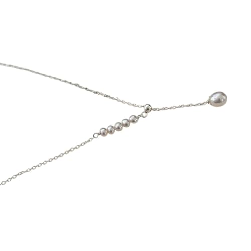 Collier perle eau douce argent pour femme bijoux tendance quotidien