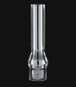 B&P Lamp® 2 5/8 Inch by 10 1/2 Inch Matador Style Clear Glass Lamp Chimney for Vintage and Antique Style Globes