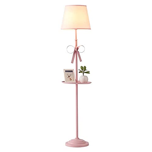MQQ Lámpara De Pie De Hierro Lámparas De Lectura De Pie E27 Princesa Girl Lámparas De Pie Vertical, Habitación para Niños Habitación Dormitorio Sala De Estar Creativa Lámpara De Pie Alto Iluminación