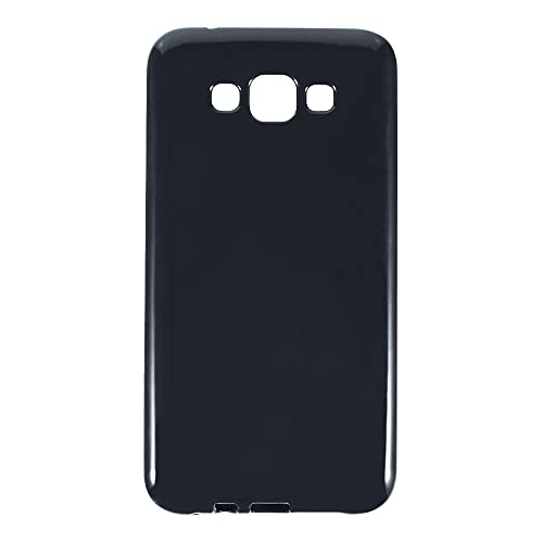 Shantime Soft Case Compatible with Samsung Galaxy E7, Slim Shockproof Bumper Protective Back Cover, Anti-Scratch Flexible Shell, Grip-Friendly(Black)