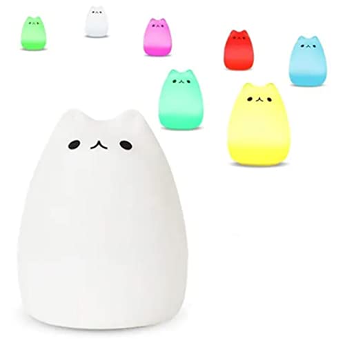 Lámpara nocturna para niños con luz LED y recargable USB