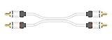 câble enceinte real cable 15m cuivre + argent plaqué or Real Cable 2RCA-1/1M00 Câble RCA Double Blindage 1 m Blanc