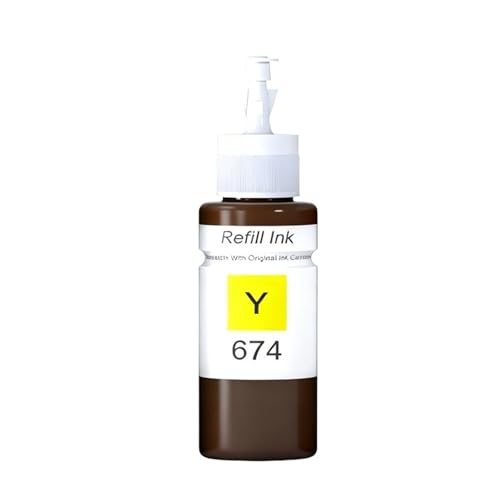 Cartouche d'encre couleur jaune 70ml pour corriger les impressions ternes sur L805