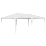 puraday Carpa para Celebraciones Blanco 4x6 m Carpas para Exteriores Carpa De Fiesta Carpa Jardin Carpa Impermeable Carpa para Eventos para Varias Fiestas Al Aire Libre Aspecto Elegante