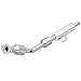 MagnaFlow 93213 Large Stainless Steel Direct Fit Catalytic Converter