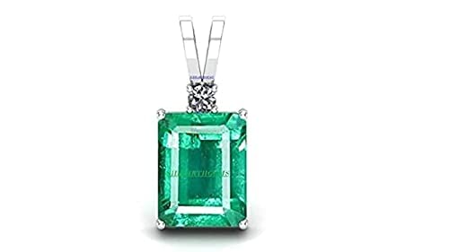 17.25 Carat Certified Natural Zambian Emerald Panna Silver Plated Rectangle panchdhatu Stone Pendant Locket for Women's and Men's-image-24
