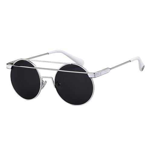 Lunettes de soleil rondes multicolores pour rayonner cet été en festival et à la plage