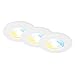 Produktbild BRILONER  3er Set LED Einbaustrahler 230V, LED Strahler Badezimmer IP44, Deckenstrahler, Spots, Deckenspots, Lichtfarbe einstellbar, Weiß