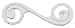 Atlas Homewares 102R-BB 4-Inch Signature Scroll S-Scroll Pull - Right, Burnished Bronze