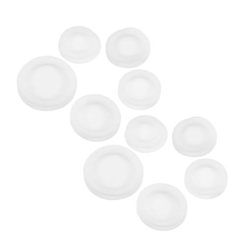 AUTSUPPL Coin Bank Stopper 10pcs Round Piggy Bank Plugs Rubber Saving Box Plug Fit for Money Saving