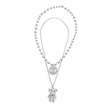 Collana da donna con orsetto: il design leggero e compatto ti fa sentire a tuo agio quando la indossi, collana da ragazza