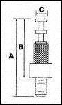 Cambion Terminal, Turret, 4-40, Thread, Blue - 572-4810-01-05-16