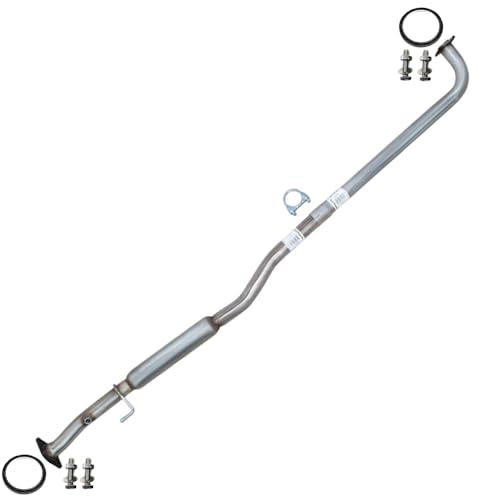 Northeastern Exhaust | Stainless Steel Exhaust Resonator Pipe Compatible for 1997-2001 Toyota Camry 3.0L | Free Gaskets, Clamp and Bolts & Nuts Included | Automotive Replacement Part