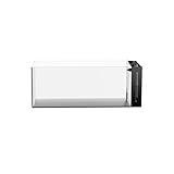 Allcolor Ultra Clear Rimless Aquarium Tank Low Iron Glass Side Filtration + Anti-Jumping net (60Gal)